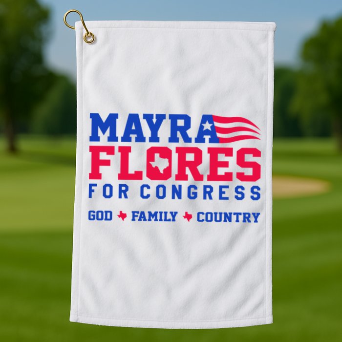 Mayra Flores For Congress Golf Towel