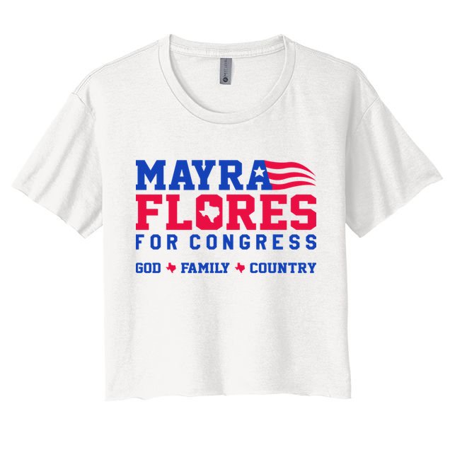 Mayra Flores For Congress Crop Top