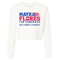 Mayra Flores For Congress Cropped Pullover Crew