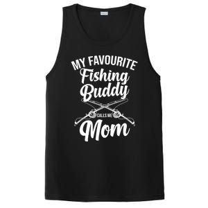 My Favourite Fishing Buddy Calls Me Mom Fishing Meaningful Gift PosiCharge Competitor Tank