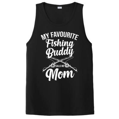 My Favourite Fishing Buddy Calls Me Mom Fishing Meaningful Gift PosiCharge Competitor Tank