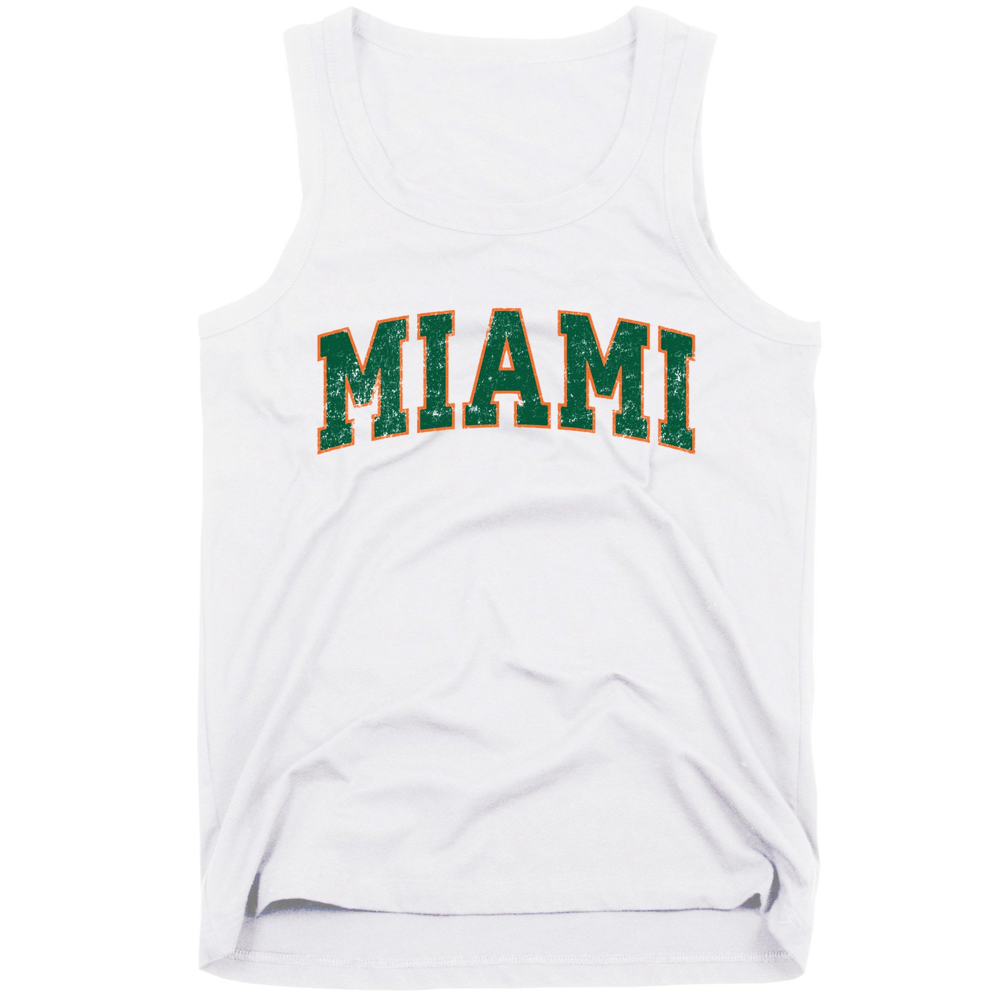 Miami Florida FL Vintage Athletic Sports Tank Top
