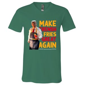 Make Fresh Fries Great Again V-Neck T-Shirt