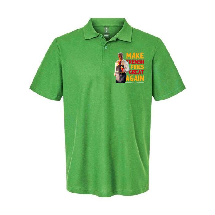 Make Fresh Fries Great Again Softstyle Adult Sport Polo