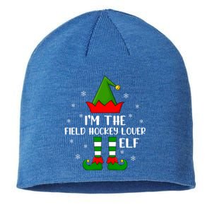 Matching Family Funny Field Hockey Lover Elf Christmas Gift Sustainable Beanie