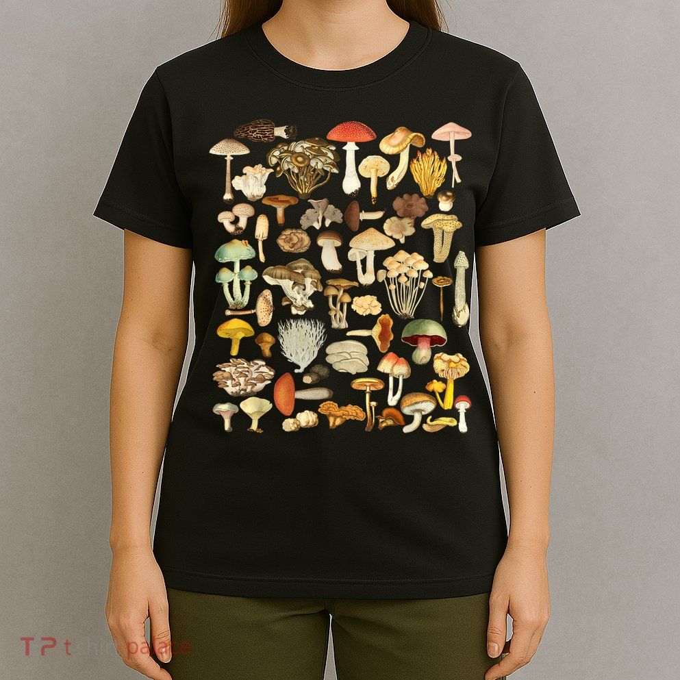 Mycology Fungi Foraging Mushroom T-Shirt