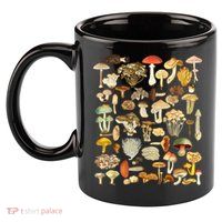 Mycology Fungi Foraging Mushroom 11oz C Handle Ceramic Mug