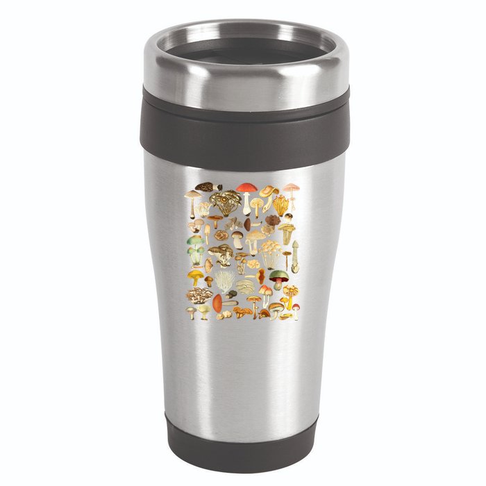 Mycology Fungi Foraging Mushroom 16oz Travel Tumbler