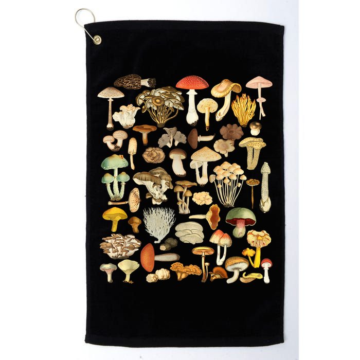 Mycology Fungi Foraging Mushroom Golf Towel