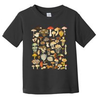 Mycology Fungi Foraging Mushroom Toddler T-Shirt