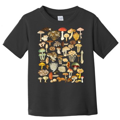 Mycology Fungi Foraging Mushroom Toddler T-Shirt