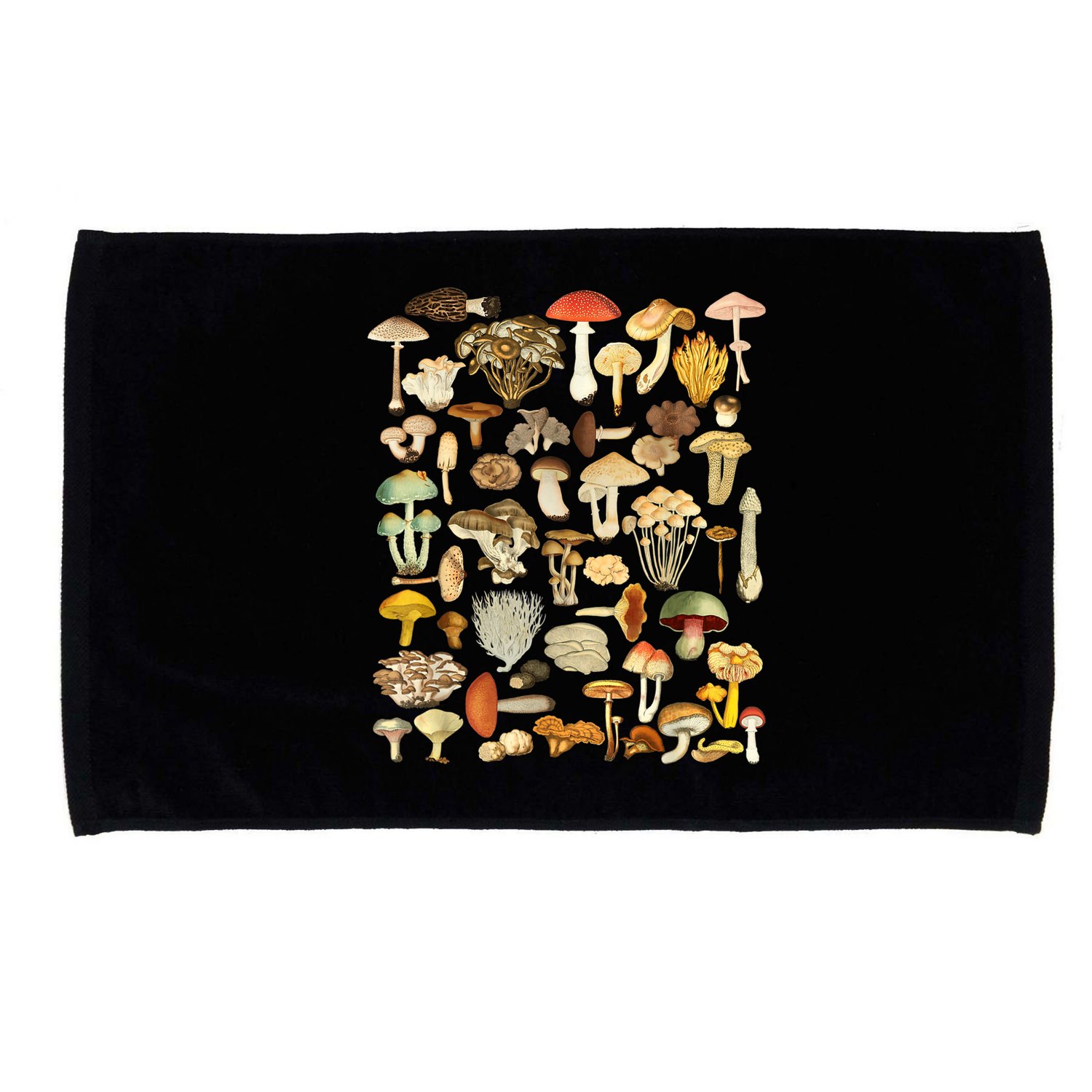 Mycology Fungi Foraging Mushroom Microfiber Hand Towel