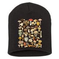 Mycology Fungi Foraging Mushroom Short Acrylic Beanie