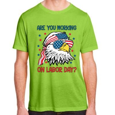 Merica Freedom Funny Eagle Mullet American Labor Day Gift Adult ChromaSoft Performance T-Shirt