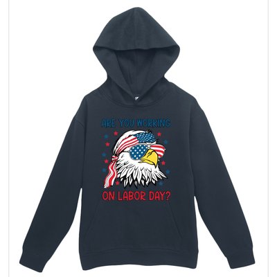 Merica Freedom Funny Eagle Mullet American Labor Day Gift Urban Pullover Hoodie