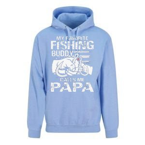 My Favorite Fishing Buddy Calls Me Papa Unisex Surf Hoodie