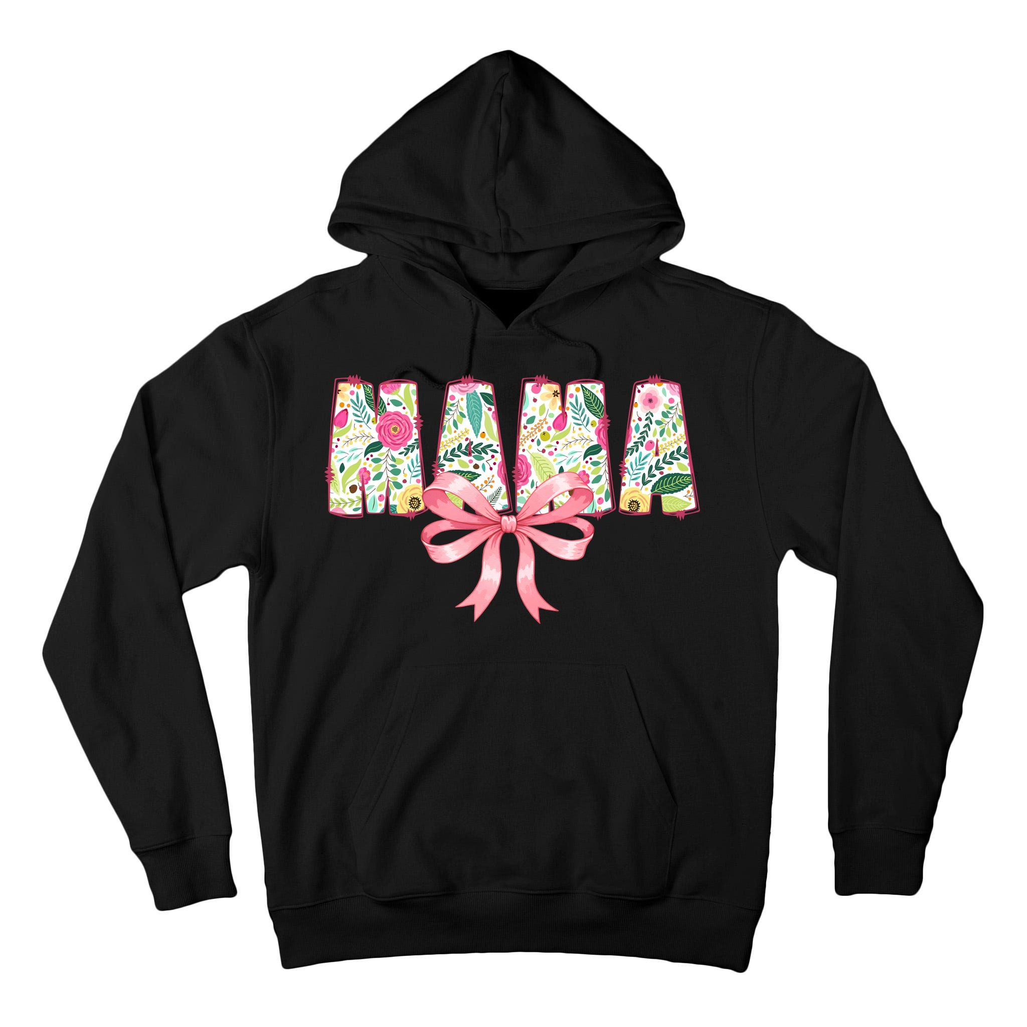Mama Floral Flower Family Matching Mother's Day Mom Tall Hoodie