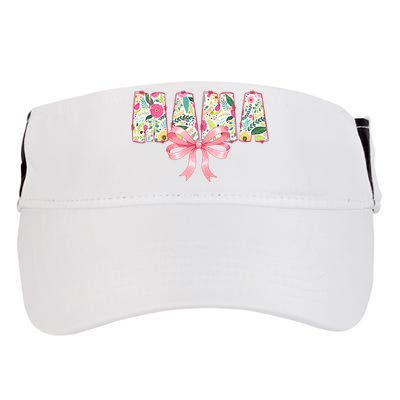 Mama Floral Flower Family Matching Mother's Day Mom Adult Drive Performance Visor