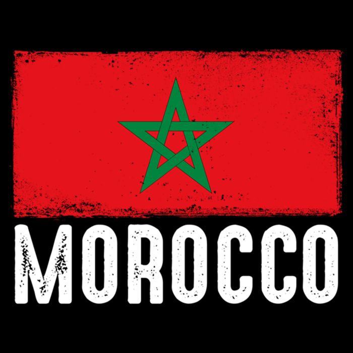 Morocco Flag Football Vintage Fan Soccer Team Pride Gift Doggie Tank