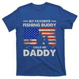 My Favorite Fishing Buddy Calls Me Daddy Fishing Dad Cool Gift T-Shirt