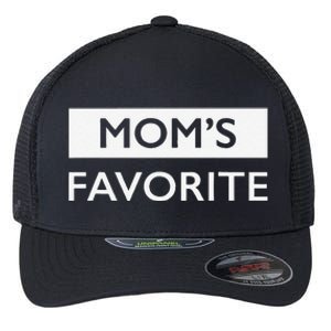 MomS Favorite Funny Sibling Joke MotherS Day Gift Flexfit Unipanel Trucker Cap