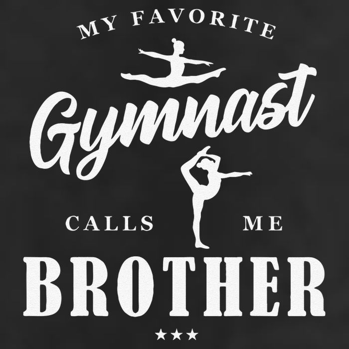 My Favorite Gymnast Calls Me Brother BDay Family Party 25L Jumbo Tote
