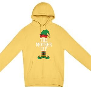 Matching Family Group Funny IM The Mother Elf Christmas Gift Premium Pullover Hoodie