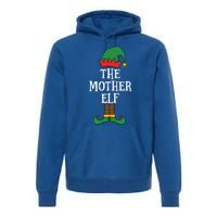 Matching Family Group Funny IM The Mother Elf Christmas Gift Premium Hoodie