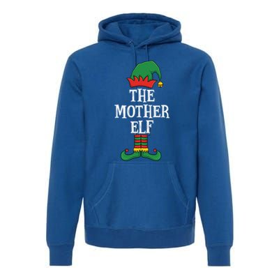 Matching Family Group Funny IM The Mother Elf Christmas Gift Premium Hoodie