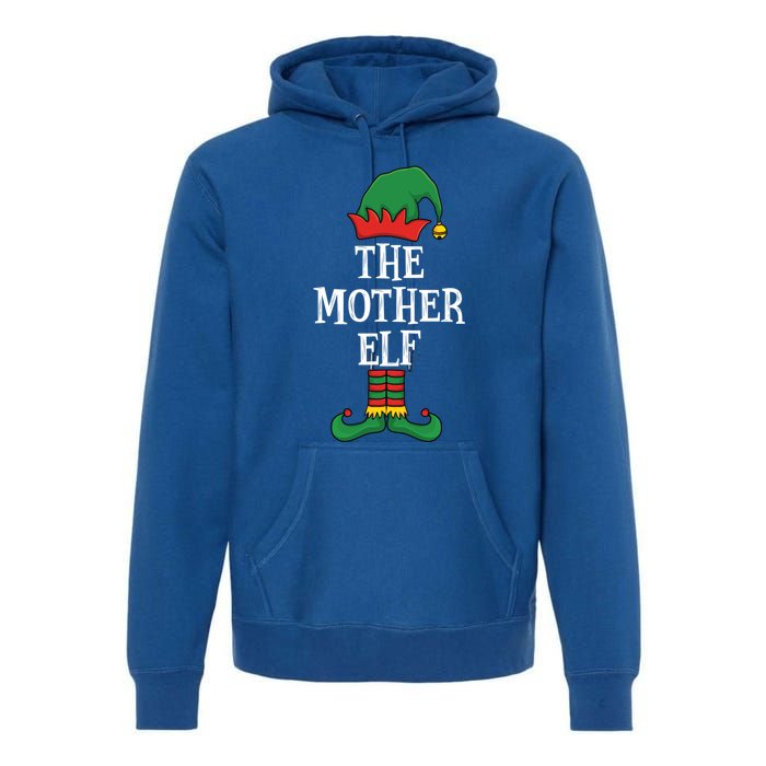 Matching Family Group Funny IM The Mother Elf Christmas Gift Premium Hoodie