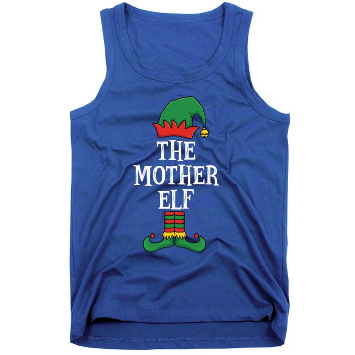 Matching Family Group Funny IM The Mother Elf Christmas Gift Tank Top