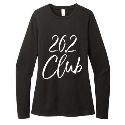 Marathon Finisher Gift For Runners Running Gear 26 2 Club Gift Womens CVC Long Sleeve Shirt