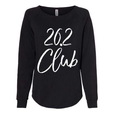 Marathon Finisher Gift For Runners Running Gear 26 2 Club Gift Womens California Wash Sweatshirt