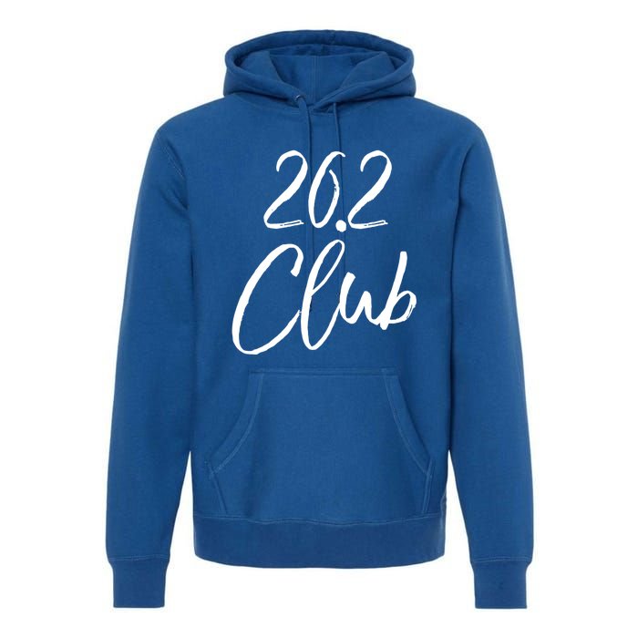 Marathon Finisher Gift For Runners Running Gear 26 2 Club Gift Premium Hoodie