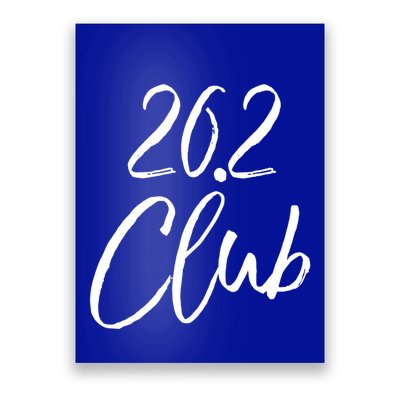 Marathon Finisher Gift For Runners Running Gear 26 2 Club Gift Poster