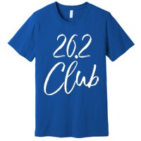 Marathon Finisher Gift For Runners Running Gear 26 2 Club Gift Premium T-Shirt