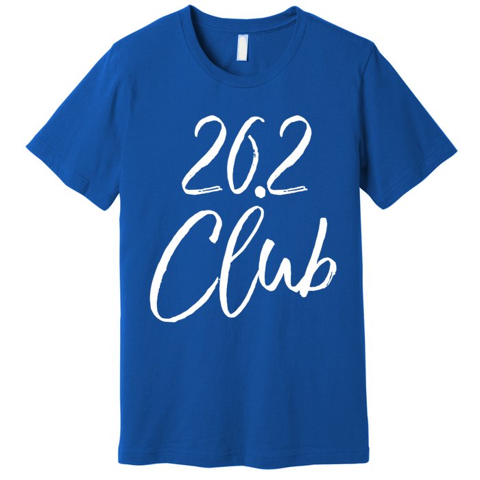 Marathon Finisher Gift For Runners Running Gear 26 2 Club Gift Premium T-Shirt