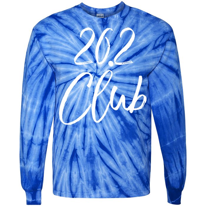 Marathon Finisher Gift For Runners Running Gear 26 2 Club Gift Tie-Dye Long Sleeve Shirt