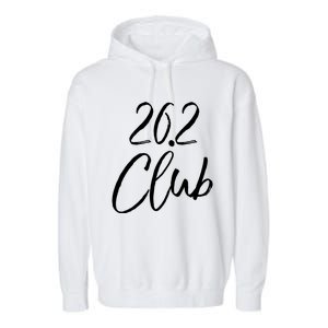 Marathon Finisher Gift For Runners Running Gear 26 2 Club Gift Garment-Dyed Fleece Hoodie