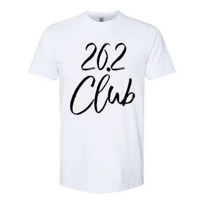 Marathon Finisher Gift For Runners Running Gear 26 2 Club Gift Softstyle® CVC T-Shirt