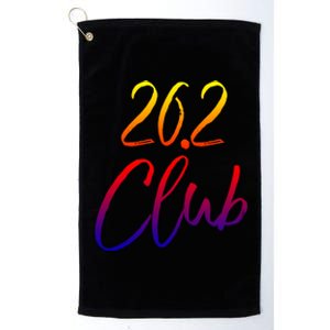 Marathon Finisher Gift For Runners Running Gear 26 2 Club Gift Platinum Collection Golf Towel