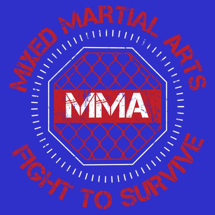 Mma Fighter Gift Mixed Martial Arts Fighting Gift Women's V-Neck T-Shirt