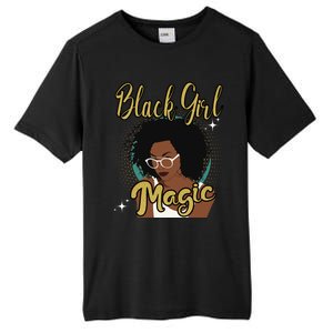 Melanin Funny Gift Afro Diva Eyeglasses Black Magic Gift Tall Fusion ChromaSoft Performance T-Shirt