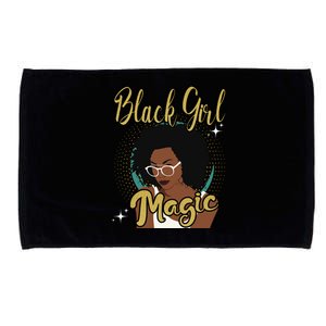 Melanin Funny Gift Afro Diva Eyeglasses Black Magic Gift Microfiber Hand Towel