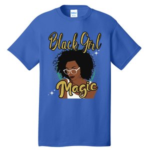 Melanin Funny Gift Afro Diva Eyeglasses Black Magic Gift Tall T-Shirt