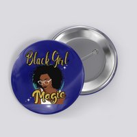 Melanin Funny Gift Afro Diva Eyeglasses Black Magic Gift Button