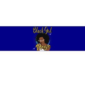 Melanin Funny Gift Afro Diva Eyeglasses Black Magic Gift Bumper Sticker