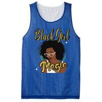 Melanin Funny Gift Afro Diva Eyeglasses Black Magic Gift Mesh Reversible Basketball Jersey Tank