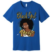 Melanin Funny Gift Afro Diva Eyeglasses Black Magic Gift Premium T-Shirt