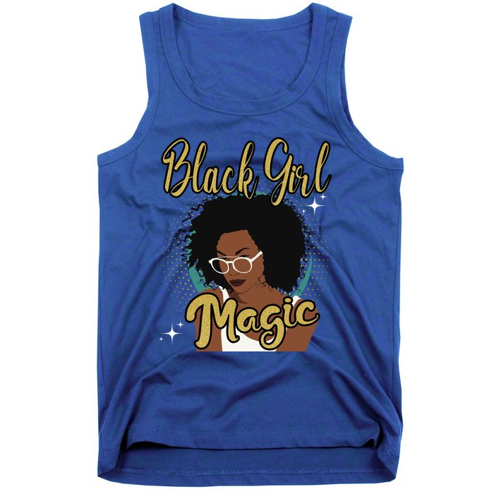 Melanin Funny Gift Afro Diva Eyeglasses Black Magic Gift Tank Top